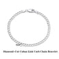 Italian Diamond Cut Cuban Link Chain Necklace