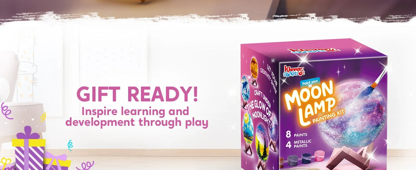 3D Paint Your Own Moon Lamp Kit Galaxy