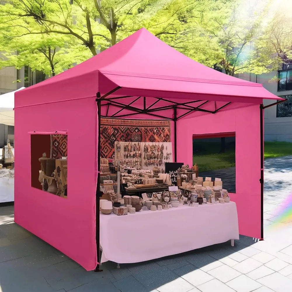 Heavy Duty Pop Up Canopy 3 Removable Sidewalls