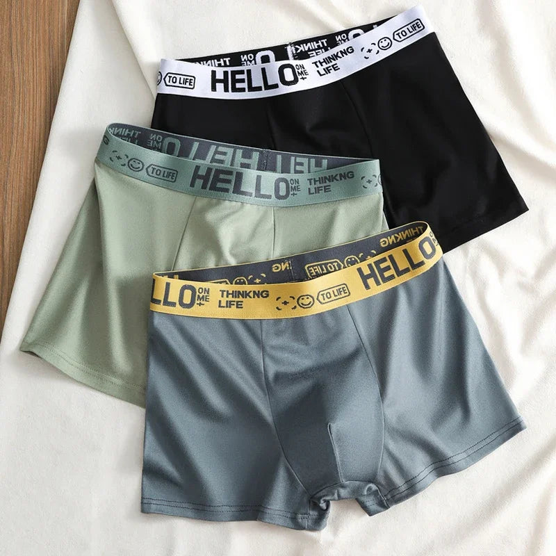 Sexy Men's Boxer Briefs Underwear Fit Breathable