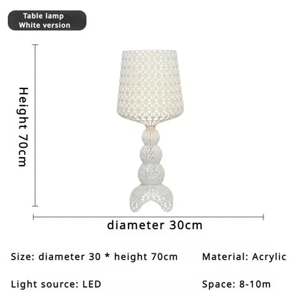 Italian Designer's Creative Hollowed Out Floor Lamp