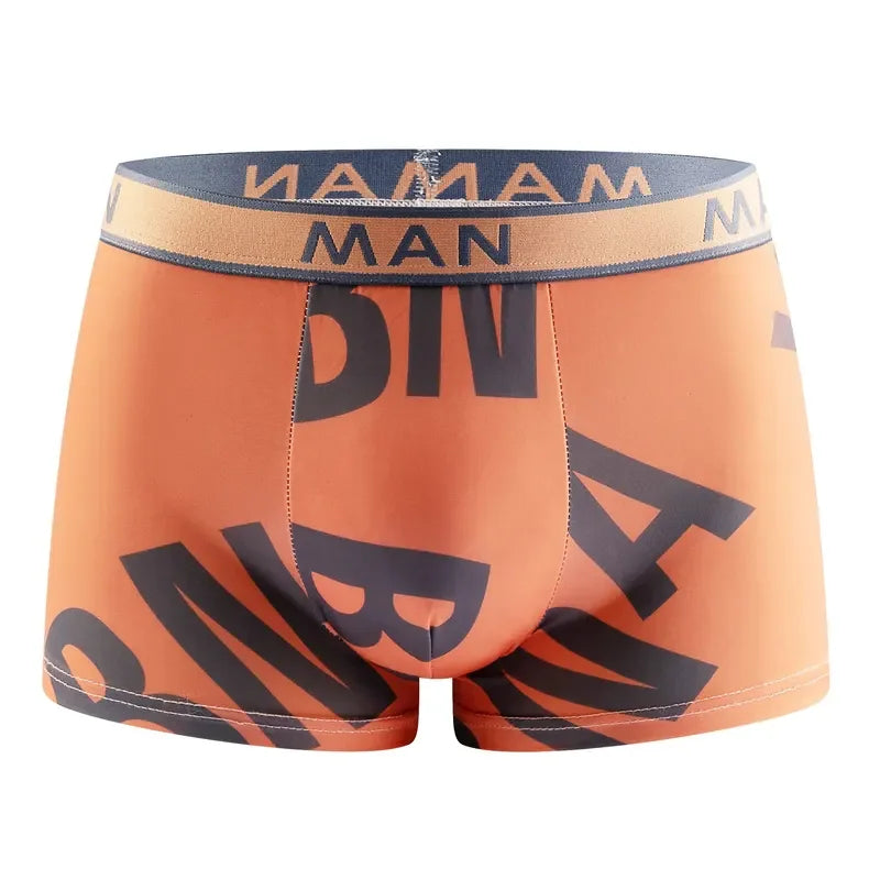 4Pcs Men Seamless Breathable Underwear Plus Size