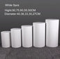 3/5pcs White Cylinder Pedestal Pillars Backdrop