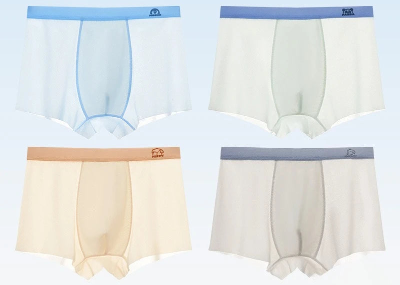 4PCS Breathable Boys Comfort Antibacteria Underwear