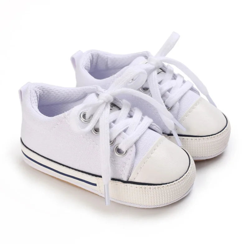Baby Boy/Girls Canvas Shoes Non-slip Rubber Sole