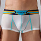 Men's Translucent Nylon Inner Pouch Boxer Briefs