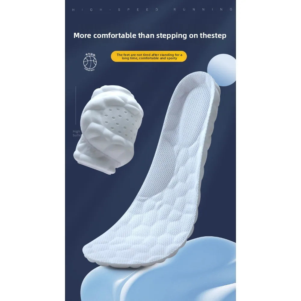 Men/Women Thick Sports Insoles Padded with Anti Odor
