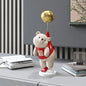 Balloon Polar Bear Resin Ornaments