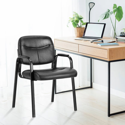 Pu Leather Office Waiting Room Guest Chair