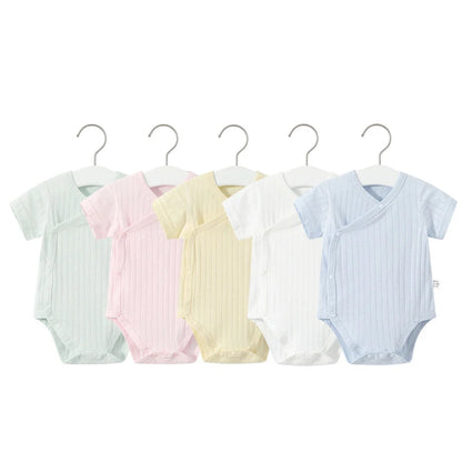 2Pcs Newborn Baby Girls Romper Pure Cotton Bodysuit