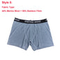 Mens Merino Wool Boxer Brief Breathable Fitness