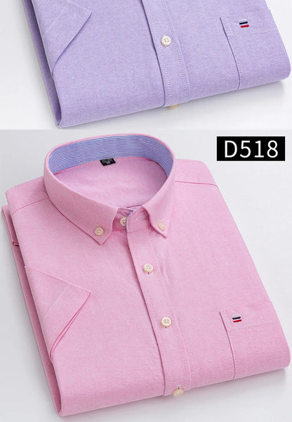 Plus Size Men Plaid Striped Formal Business