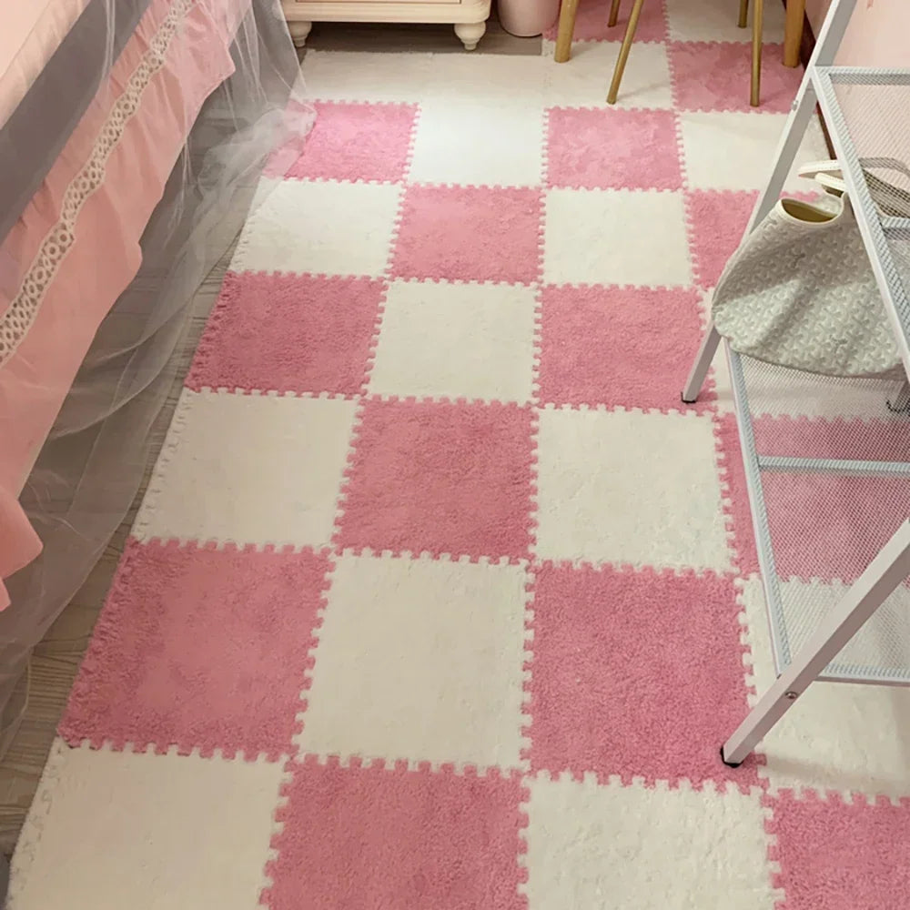Soft Plush Foam Puzzle Carpet Warm Play Mats