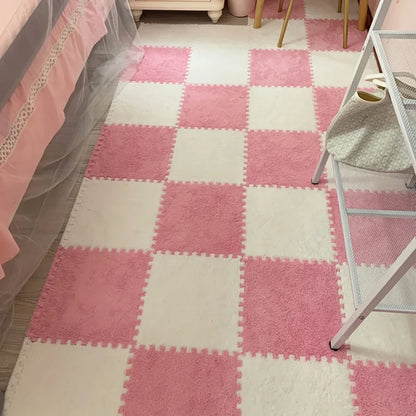 Soft Plush Foam Puzzle Carpet Warm Play Mats