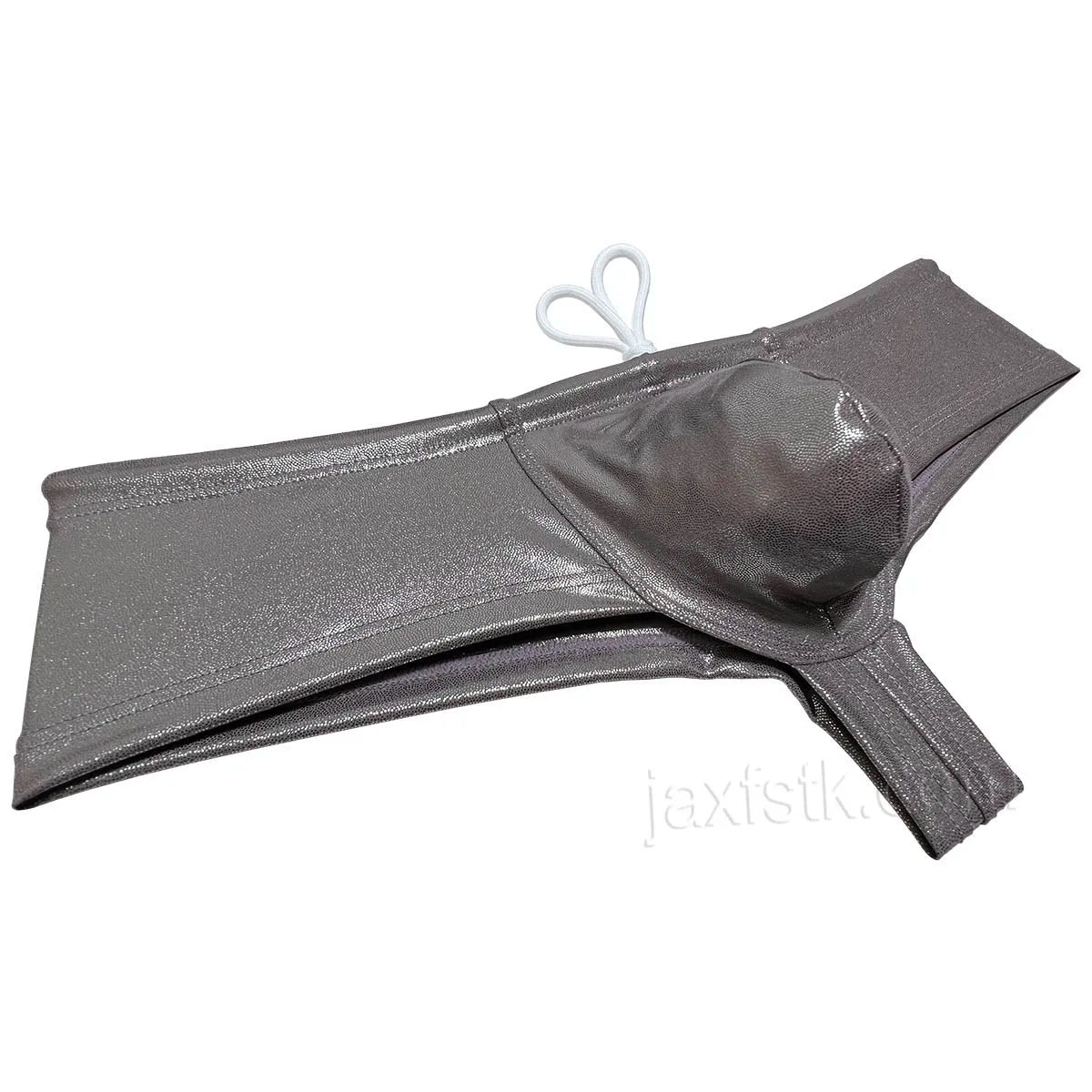Sexy Men's Shiny Pouch Swimwear Bikini Drawstring