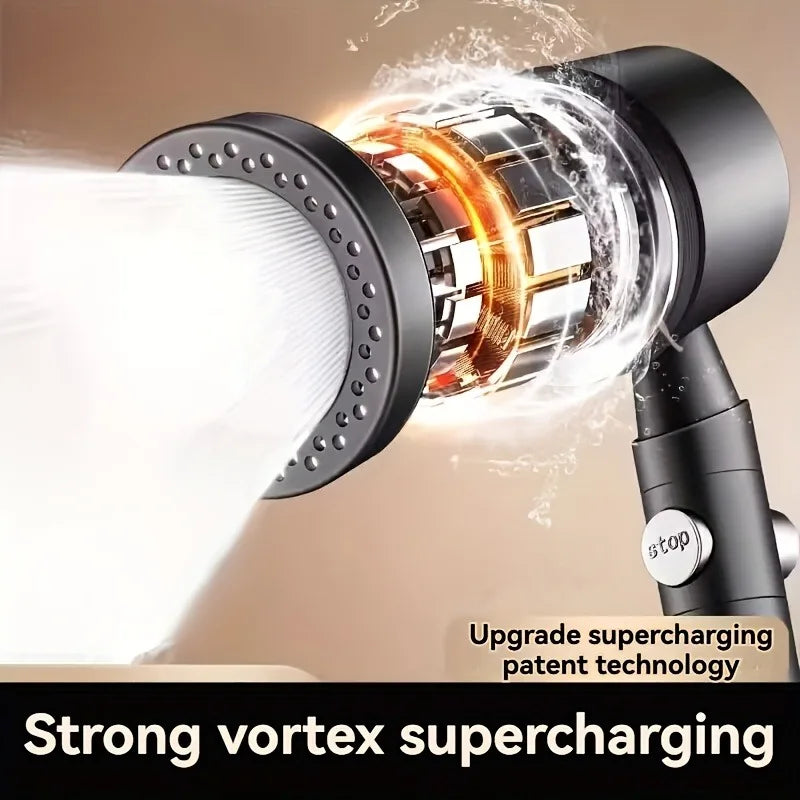 5 Modes Spray Water Shower Head Handheld Spa