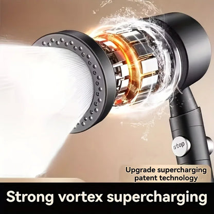 5 Modes Spray Water Shower Head Handheld Spa