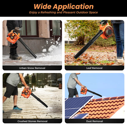 Commercial Handheld Gas Leaf Blower Cleaning Tool