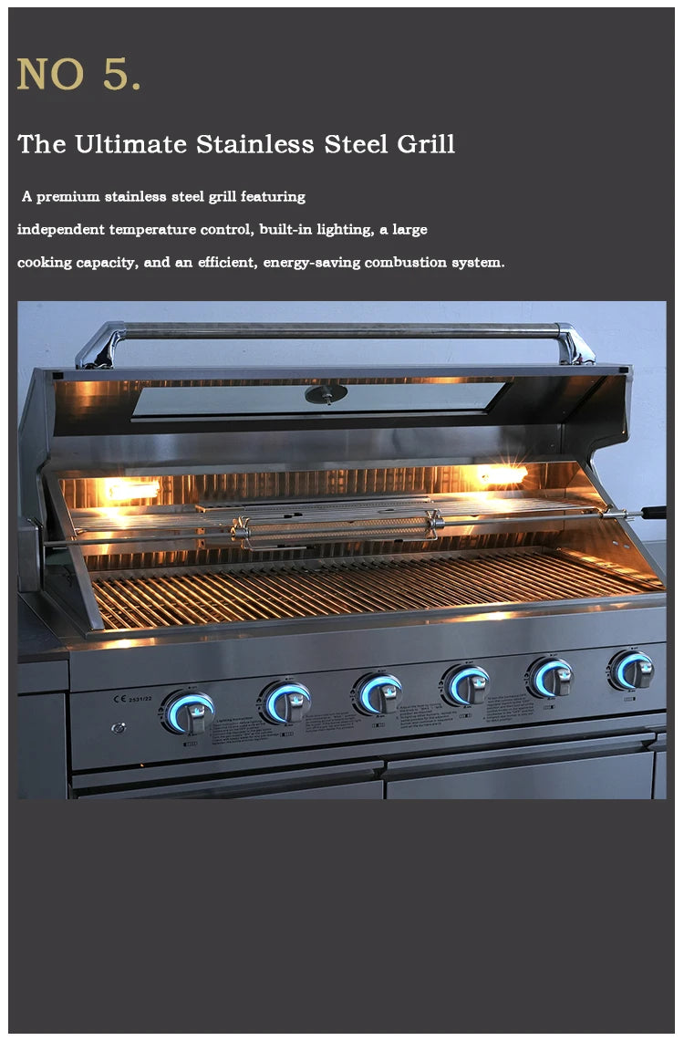 Cooktop Sink Fridge Rolling Movable Grill Wheels