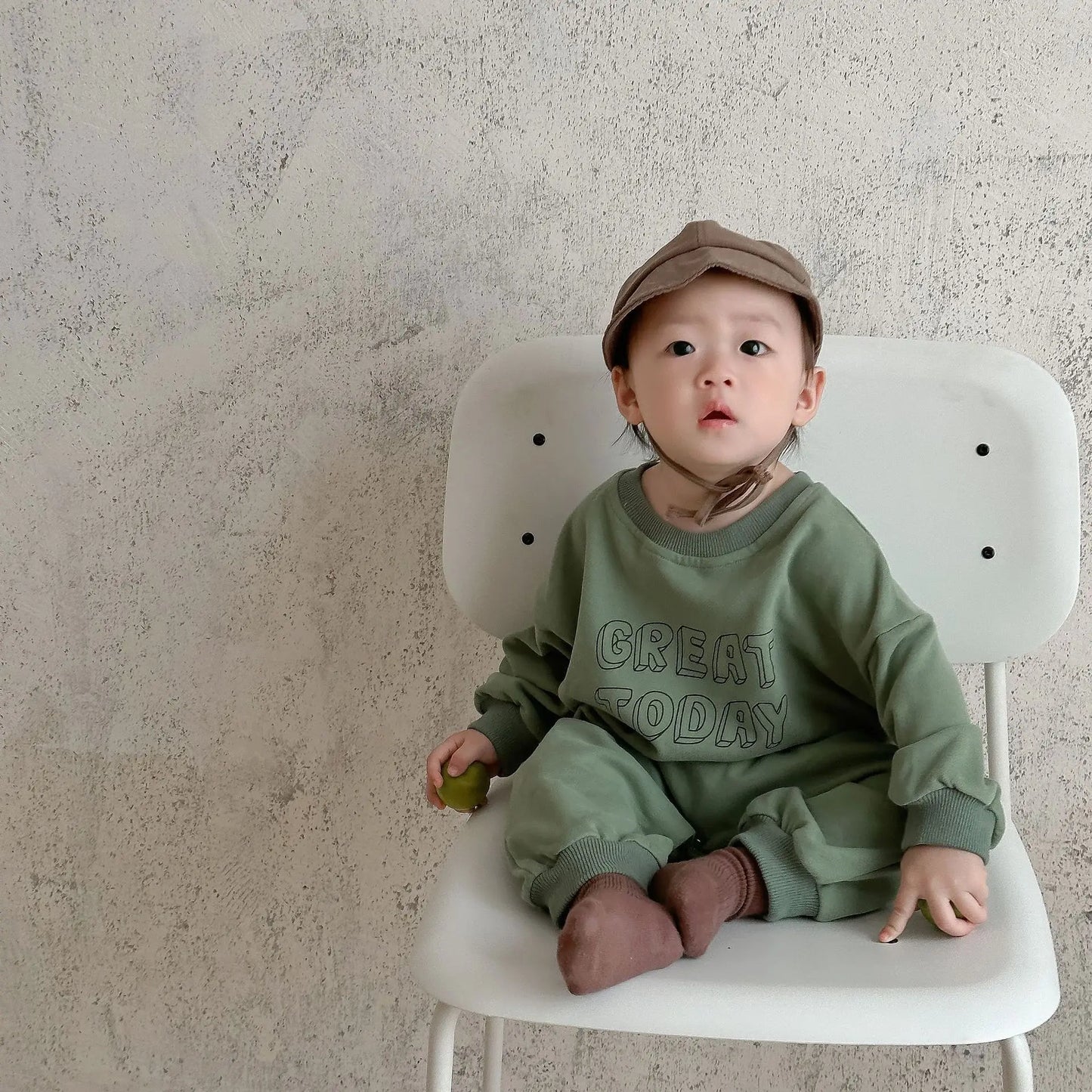 Infant Boy Long Sleeve Casual Jumpsuit