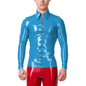 Mens Fashion Zipper Long Sleeve Jacket Turn-down Collar