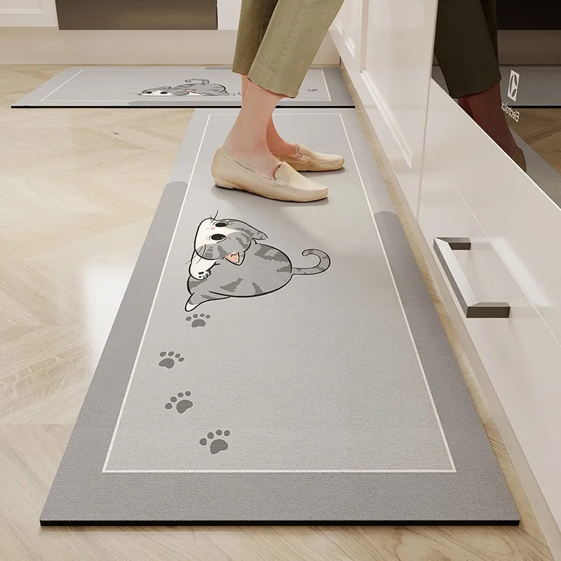 Absorbent Non-slip Carpet Diatom Mud Rug