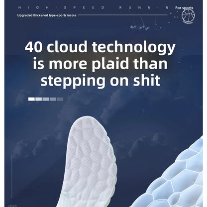 Men/Women Thick Sports Insoles Padded with Anti Odor