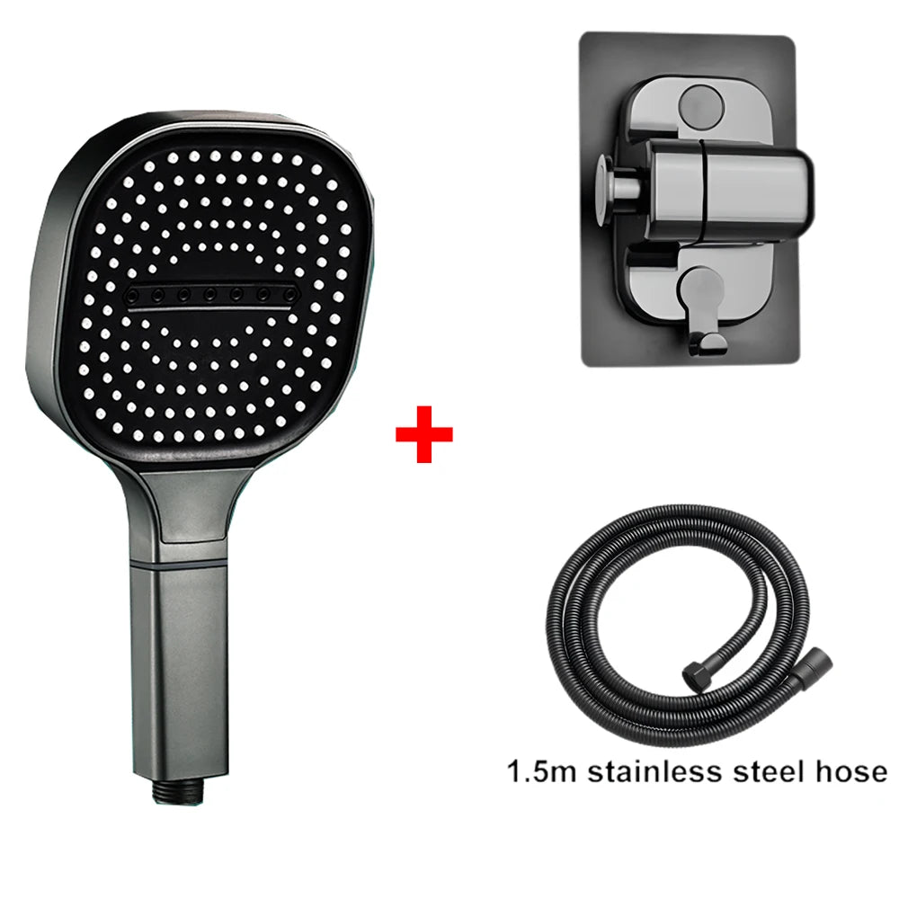 High Pressure Shower Head 3 Modes Large Flow