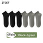 6Pairs Men Cotton Mesh Socks