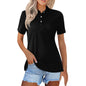 Women's Casual Button Short-Sleeved Breathable Tops