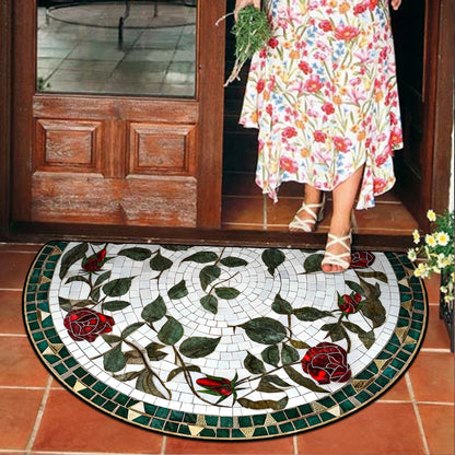 Entrance Doormat Outdoor Floor Carpet Semi-circular