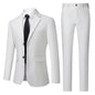 Men's 2 Piece White  Suit