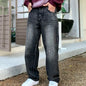 Men Loose Straight-leg, trendy wide-leg long pants