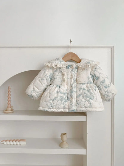 Infant Baby Girls Long Sleeve Cotton Jumpsuit