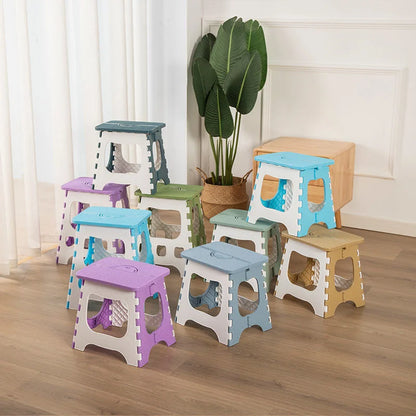 Thickened Mini Plastic Folding Stool Portable
