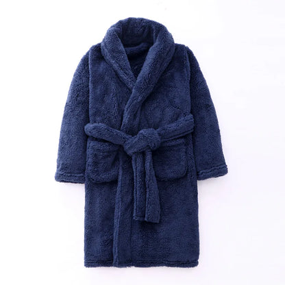 Boys/Girls Warm Fleece Flannel Bath Robes