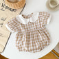 Infant Baby Girls Embroider Sleeveless Rompers
