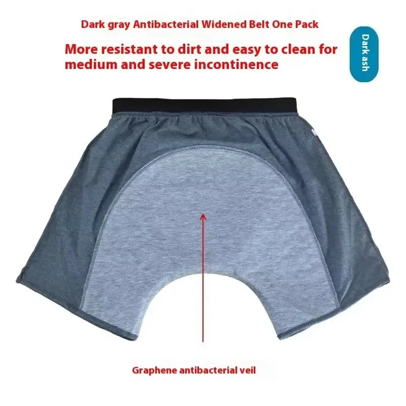 Washable Diapers Elderly Men Waterproof Boxers Underwear