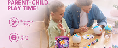 3D Paint Your Own Moon Lamp Kit Galaxy