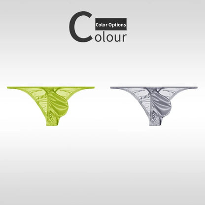 Low Waist Ice Silk Smooth Men's e Underwear
