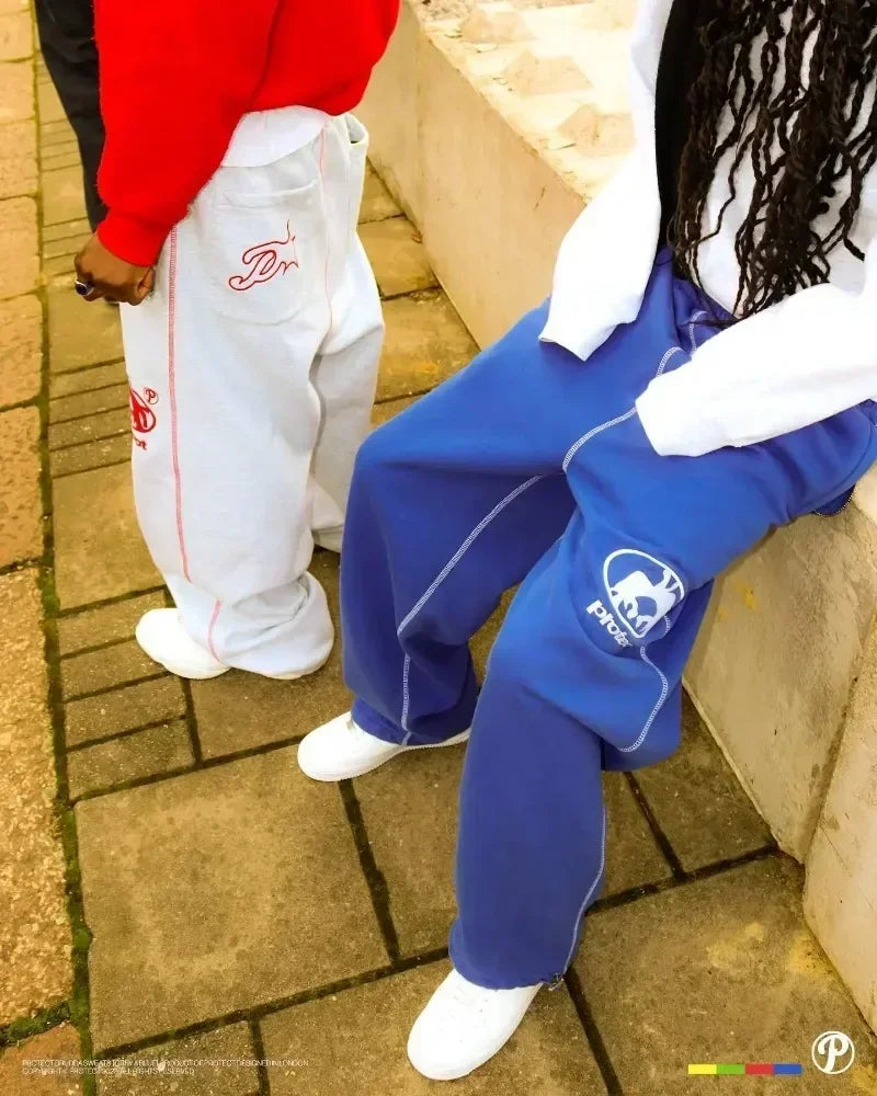 Man Long Pants Cargo Streetwear Joggers