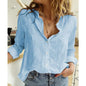 Vintage Cotton Linen Casual Tops Womens Fashion