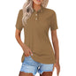 Women's Casual Button Short-Sleeved Breathable Tops