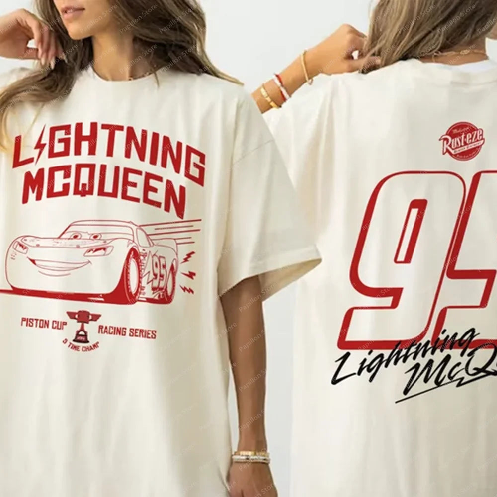 Lightning Mcqueen Shirt Piston Cup Champion Tee