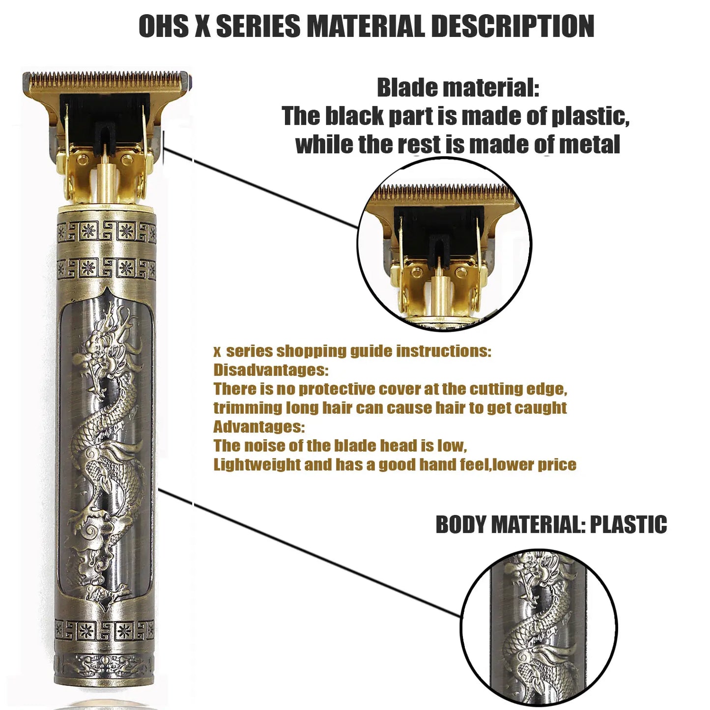 Beard Shaving Body Hair Trimmer Clippers Electric