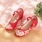 Women Casual Zapatos Vintage Cloth Single Shoes