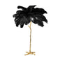 Luxury Feather Floor Standing Lamp Mood Light