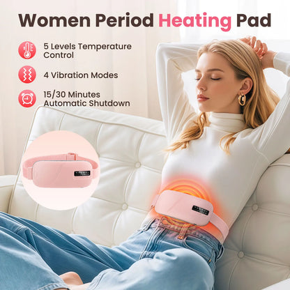 Electric Heating Vibration Waist Massage Belt