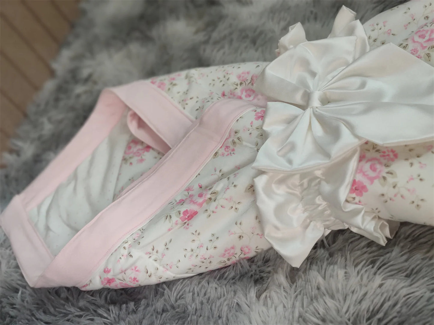 Boys/Girls French Lace Essential Receiving Blanket Ultra-Soft