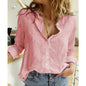 Vintage Cotton Linen Casual Tops Womens Fashion